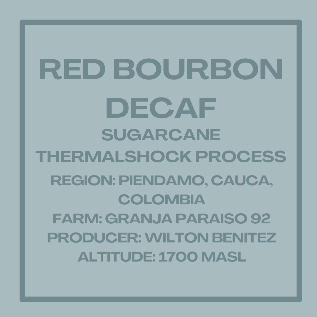 Red Bourbon Decaf Sugarcane Thermalshock Process